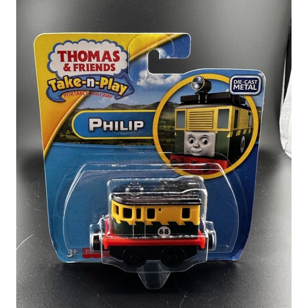 Thomas & Friends Take-n-Play Along DieCast Philip‎ Train Sealed On Card Not Open